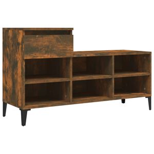 vidaXL Skost&auml;ll r&ouml;kf&auml;rgad ek 102x36x60 cm konstruerat tr&auml;