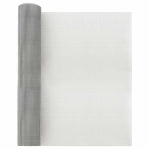 vidaXL N&auml;tduk 40 x 2000 cm 20 Mesh Rostfritt st&aring;l 201 Silver
