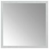 vidaXL LED Badrumsspegel med spegel Transparent 30 x 30 cm h&auml;rdat glas