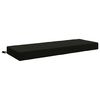 vidaXL Sittkudde SOEST 100% Polyester Svart 120 x 40 x 10 cm
