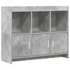 vidaXL Sideboard Betonggr&aring; 98,5 x 33 x 80 cm Konstruerat tr&auml;