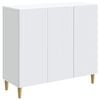 vidaXL Sideboard Vit 89 x 34,5 x 80 cm Konstruerat tr&auml;