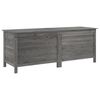 vidaXL Dynbox antracit 150x50x56,5 cm massivt grantr&auml;