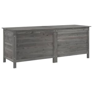 vidaXL Dynbox antracit 150x50x56,5 cm massivt grantr&auml;