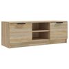 vidaXL Tv-b&auml;nk sonoma-ek 102x35x36,5 cm konstruerat tr&auml;