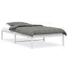 vidaXL S&auml;ngram metall vit 100x200 cm