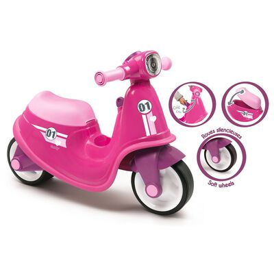 Smoby Balanscykel scooter rosa