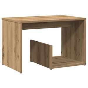 vidaXL Sidobord artisan ek 59x36x38 cm konstruerat tr&auml;