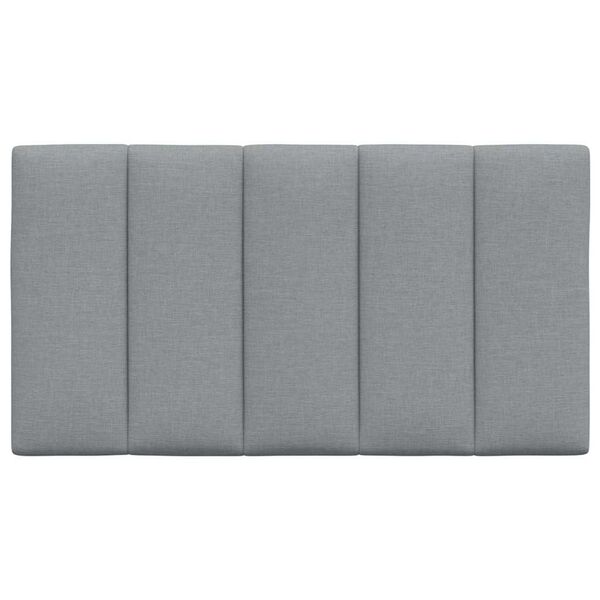 vidaXL Headboard Cushion "Hanko" Light Grey 80 cm Fabric
