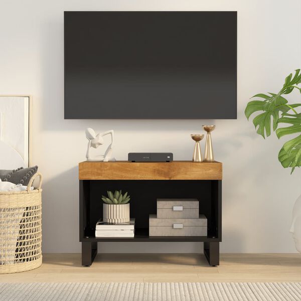vidaXL Tv-b&auml;nk 60x33x43,5 cm massivt mangotr&auml;