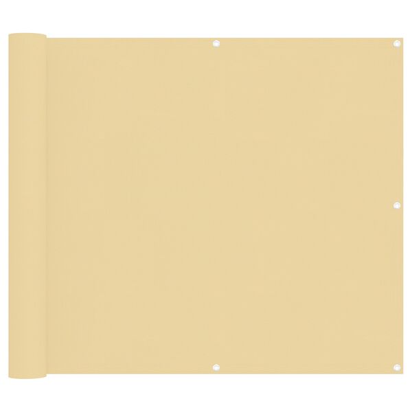 vidaXL Balkong Sk&auml;rm PU-belagt oxford alu