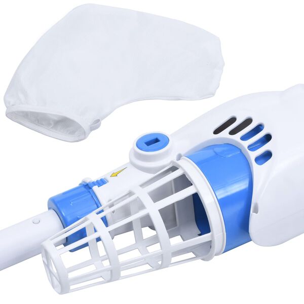 vidaXL Uppladdningsbar pooldammsugare med skumhandtag