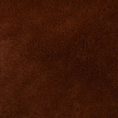 vidaXL Hundbädd brun 85,5x70x23 cm fleece med linnelook