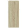 vidaXL Skänk sonoma-ek 60x30x75 cm konstruerat trä
