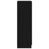 vidaXL Köksskåp svart 38x41,5x131,5 cm konstruerat trä
