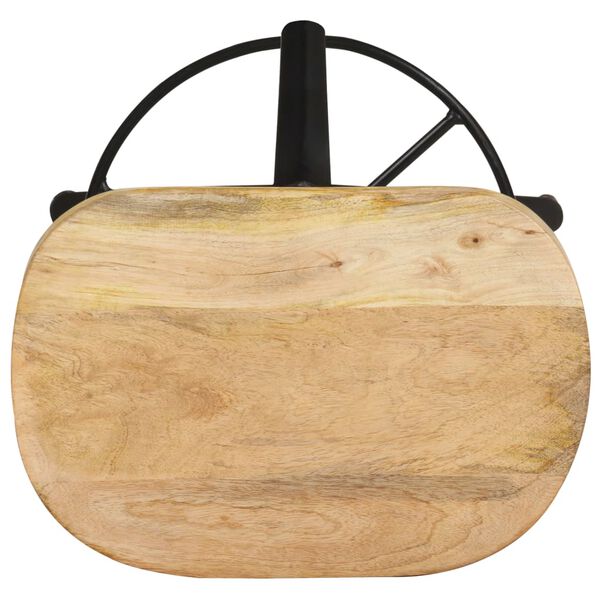 vidaXL Barstolar 2 st 76 cm massivt mangoträ