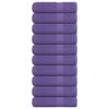 vidaXL Handdukar FROGN 10 st lila 50x100 cm 360 gsm