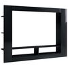 vidaXL Tv-b&auml;nk svart h&ouml;gglans 152x22x113 cm konstruerat tr&auml;