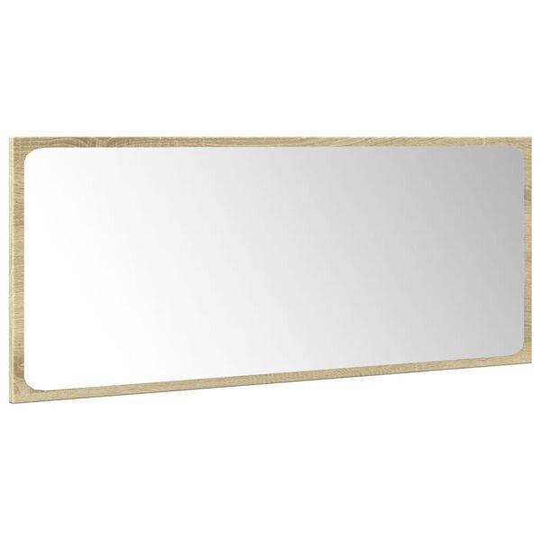 vidaXL Badrumsm&ouml;bler set 3 delar sonoma-ek konstruerat tr&auml;