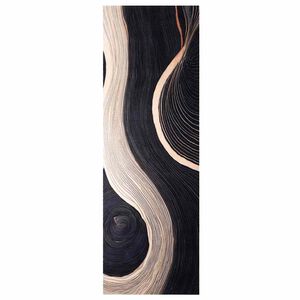 vidaXL K&ouml;ksmatta Svart 180 x 60 cm Sammet