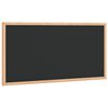 vidaXL Griffeltavla med massiv fururam svart 60x30 cm