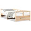 vidaXL Dagb&auml;dd naturf&auml;rgad 80x200 cm massiv furu