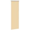 vidaXL Rullgardin m&ouml;rkl&auml;ggningsbar beige 55x130 cm tyg bredd 50,7 cm
