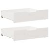 vidaXL S&auml;ngl&aring;dor 2 st vit 75x55x17 cm massiv furu