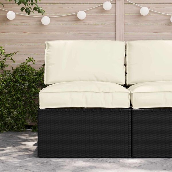 vidaXL Pallkuddset 2 pcs Kr&auml;m 70 x 70 x 12 cm Oxford tyg