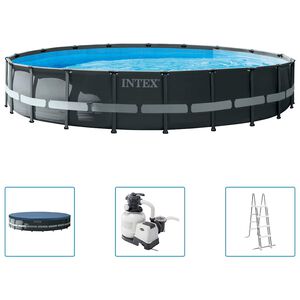 Intex Pool med tillbeh&ouml;r Ultra XTR Frame rund 610x122 cm