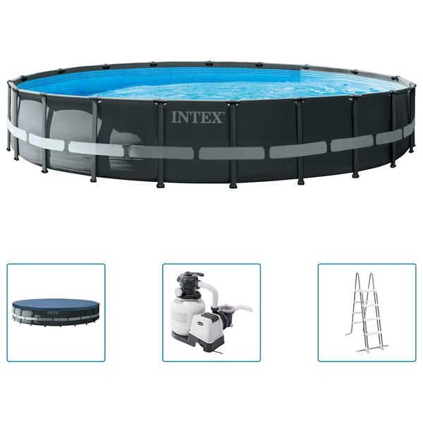 Intex Pool med tillbeh&ouml;r Ultra XTR Frame rund 610x122 cm