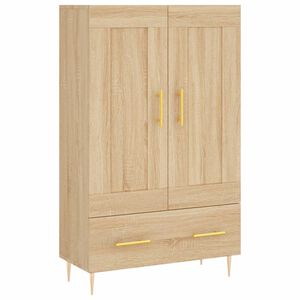 vidaXL H&ouml;gsk&aring;p sonoma-ek 69,5x31x115 cm konstruerat tr&auml;