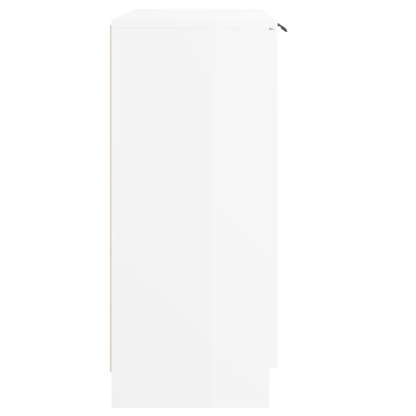 vidaXL Sk&auml;nk vit h&ouml;gglans 60x30x70 cm konstruerat tr&auml;