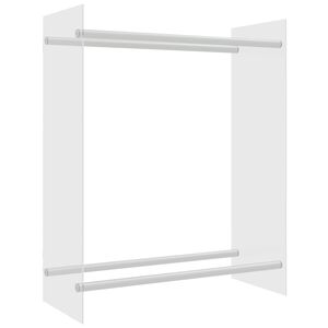 vidaXL Vedst&auml;ll genomskinlig 80x35x100 cm h&auml;rdat glas