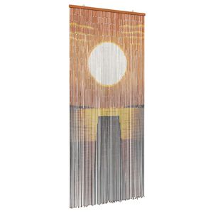 vidaXL Insektsd&ouml;rrgardin flerf&auml;rgad 200 x 90 cm Bambu