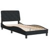 vidaXL Bed Frame without Mattress Black 80x200 cm Velvet
