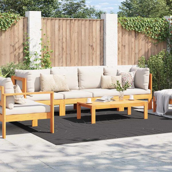 vidaXL Omr&aring;desmattor Fyrkantig HUARTE Antracit 240 x 240 cm Polyester