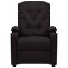 vidaXL Massagefåtölj svart konstläder