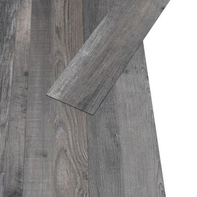 vidaXL PVC-golvbrädor 5,02 m² självhäftande 2 mm industriellt trä