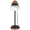 vidaXL Skrivbordslampa 25 W svart 18x18x60 cm E27