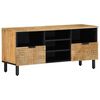 vidaXL TV-b&auml;nk brun 100x33x46 cm massivt tr&auml; mango