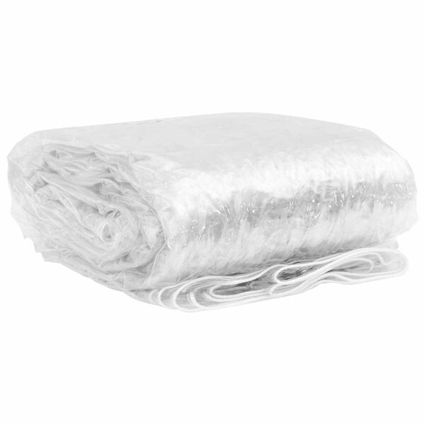 vidaXL Klar presenning med &ouml;ljetter 1x10 m PVC