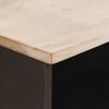 vidaXL TV-sk&aring;p Vit Tv&auml;tt Finish 100 x 33 x 46 cm Massivt mangotr&auml;
