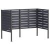 vidaXL Soptunnesk&auml;rm 167 x 85 x 113 cm St&aring;l Antracit