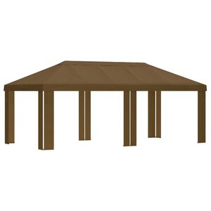 vidaXL T&auml;lt&ouml;verdrag 6 x 3 m Taupe Polyester 190