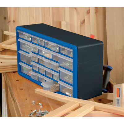 Draper Tools Sortimentskåp med 30 lådor blå 12015