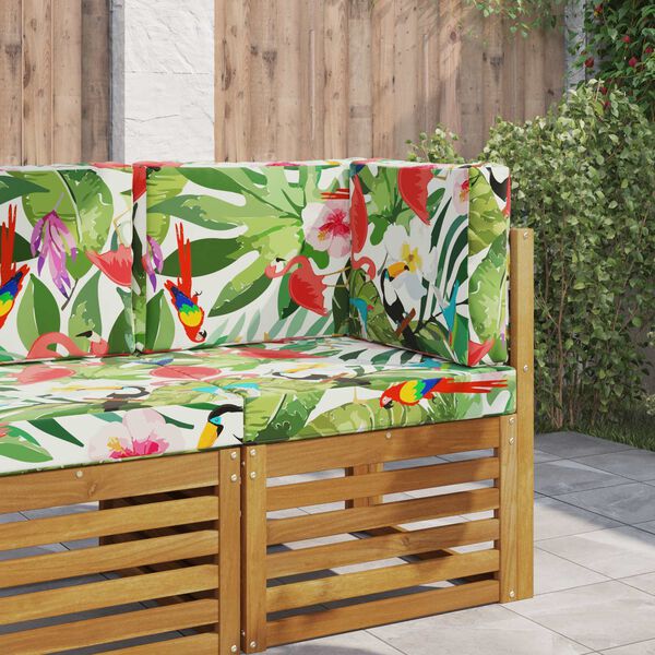 vidaXL Utomhus Soffa Kudde 3 pcs f&auml;rgstark Polyester