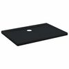 vidaXL Duschbas Tray med Prickar 100 x 70 x 4 cm ABS Svart