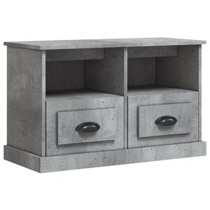 vidaXL TV-sk&aring;p betonggr&aring; 80x35x50 cm konstruerat tr&auml;