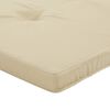 vidaXL Solstolsdynor 2 st beige oxfordtyg